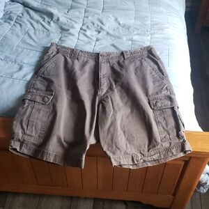 Dockers Brown Cargo Shorts Relaxed Fit